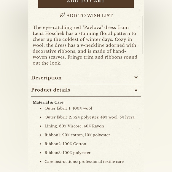 LENA HOSCHEK Pavlova dress - Picture 5 of 9